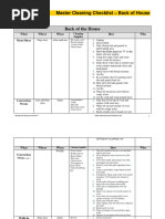 Master Cleaning Schedule PDF