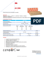 Panel Lana de Roca Confortpan Roxul X CM Espesor CM 10390394 Techsheetsup