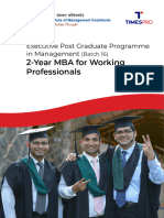 Iim K - Mba - B 16 Brochure