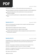 Reading 72 Introduction To The Global Investment Performance Standards (GIPS)