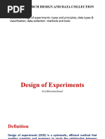 Design of Experiments Updated