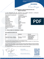 Certificado Afiliacion