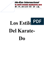 Los Estilos de Karate