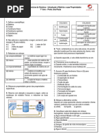 1ºANO Lista 02 Introducao A Materia