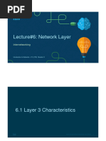 Lecure#6 - Network Layer