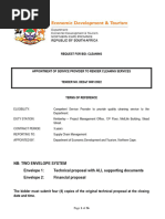 Terms of Reference For Cleaning Readvertisement 2