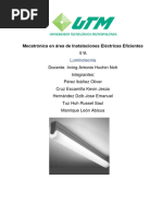 Mecatrónica en Área de Instalaciones Eléctricas Eficientes: Luminotecnia