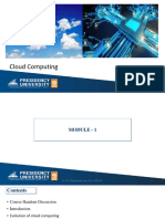 Module 1 Cloud Computing