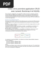 TP Application Crud Avec Laravel6 Bootstrap 4 Et Mysql