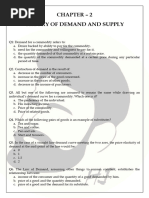 Chapter - 2 Theory of Demand and Supply