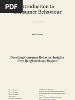 Introduction To Consumer Behavior