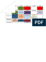 Horario de Clases Adryan