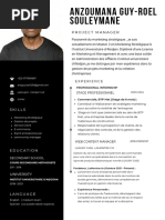 White Black Elegant Modern Corporate CV Resume