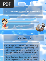 Chapter 5 Accounting and Legal Requirements