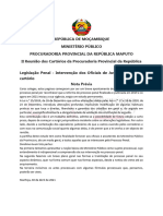 Intervenção Dos Oficiais de Justiça - Actos de Cartório