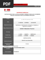 Segundo Parcial Mat - Financiera DBG