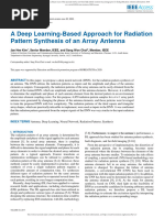 A Deep Learning-Based Approach For Radiation Patte