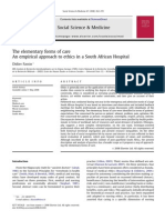 Fassin - Elementary Forms of Care