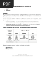 Concrete Technology Notes