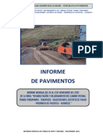 Informe de Pavimentos (Noviembre)