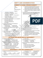 15 Biodiversity N Conservation-Entrance Questions