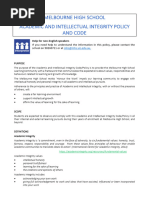 MHS Academic and Intellectual Integrity Policy and Code-1de