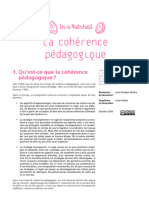 Coherence Pedagogique