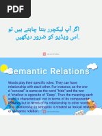 Semantic Relations-1