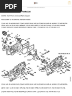 Stihl MS 362 M-Tronic Parts List - Chainsaw Workshop Manuals