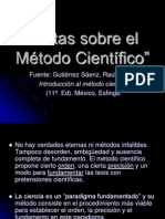 1.4. Notas Sobre El Método Científico