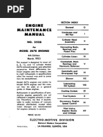 Emd Engine Maintenance Manual 567b 4th Edition Mar53