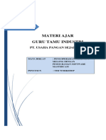 Materi Ajar Guru Tamu MasterCAM PT. Usaha Pangan Sejahtera