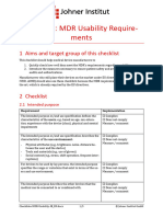 Checkliste MDR Usability IB - EN