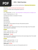 Java - Math Methods