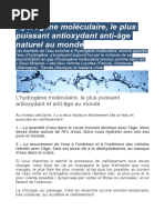 HYDROGENE PDF OK Effets Bénéfiques - GEOENERGIES Pages