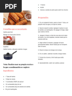 Receta Churros