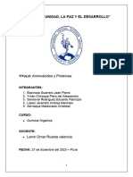 Informe de Quimica