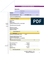 Ejercicio de Cif Presupuestados Departamentos de Apoyo