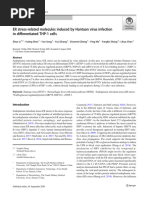 ER Stress-Related Molecules Induced by Hantaan Virus Infection