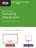 3.3 Sampling Distribution