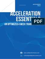 Acceleration Essentials 4 Week Training Program UPDATED