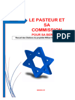 Le Pasteur Et Sa Commission (Citations de William Marrion Branham)