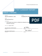 RFMeter Safeand Sound Pro IIFrequency Response Curve