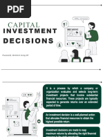 Capital Investment Decisions-SAULOG