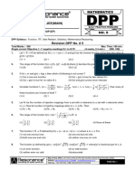 Maths Revision DPP No 5