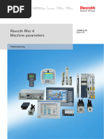 Rexroth Rho 4 Machine Parameters