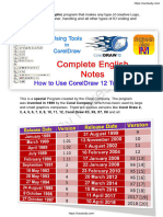 Corel Draw English Notes