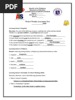 Week 4 Assessment Test Key Answers