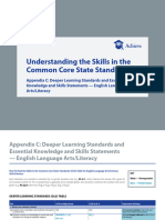 Understanding Skills CCSS Appendix C ELA Literacy