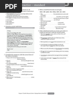 FP1 U01 Grammar Practice Standard